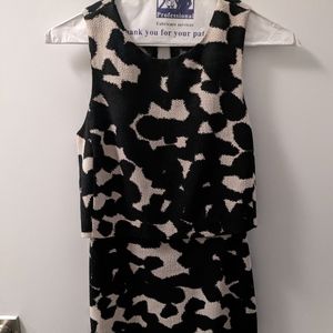 Banana Republic dress - Black and White dress, size 00P